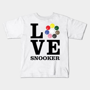 Love Snooker Kids T-Shirt